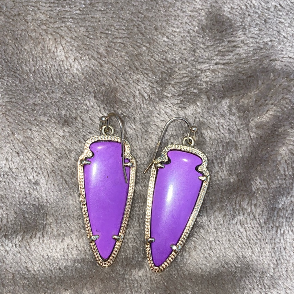 Purple Kendra Scott Earrings